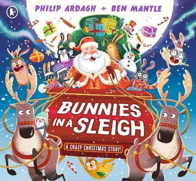 Picture of Bunnies in a Sleigh: A Crazy Christmas Story!